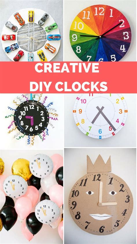 DIY CLOCK FOR KIDS: 9+ FUN LEARNING TIMEPIECES | Clock for kids, Clocks ...