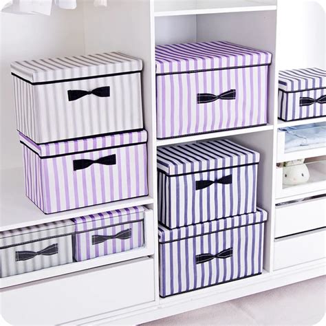 New 3 sizes folding clothes storage box clothes organizer kid toys ...