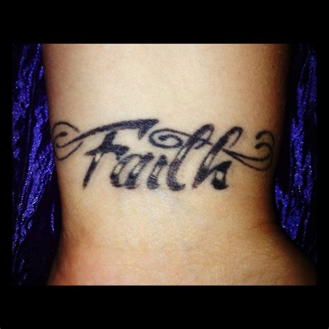 Love this lettering! | Faith tattoo, Tattoos, Tattoo quotes