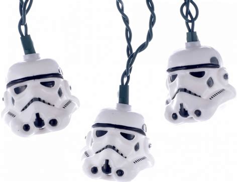 85% off Star Wars Stormtrooper 9-ft Christmas String Lights, $3