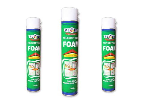 Waterproof Polyurethane PU Foam Spray 750ml Heat Preservationcold And ...