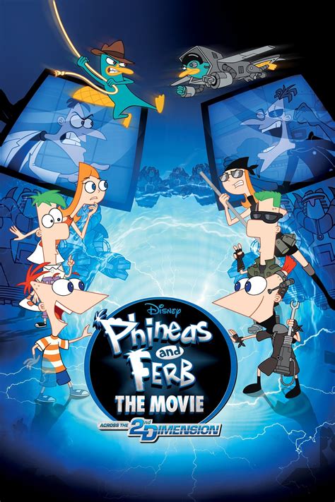 Phineas and Ferb: The Movie: Across the 2nd Dimension (2011) - Posters — The Movie Database (TMDB)