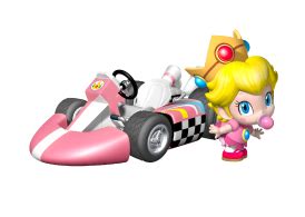 Baby Peach - The Mario Kart Racing Wiki - Mario Kart, Mario Kart DS, Mario Kart 64, and more