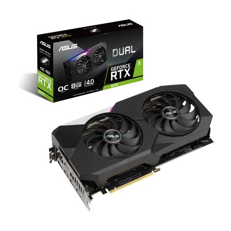 ASUS DUAL RTX 3070 OC 8GB NÄYTÖNOHJAIN - Power.fi