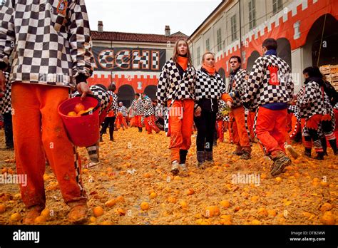 Ivrea Carnival, Italy Stock Photo - Alamy