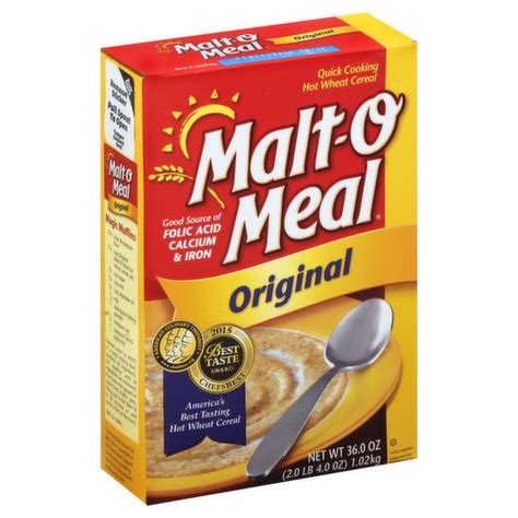 Malt O Meal Cereal, Hot Wheat, Quick Cooking, Original