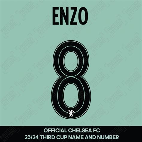 Enzo 8 (Official Name and Number Printing for Chelsea FC ...