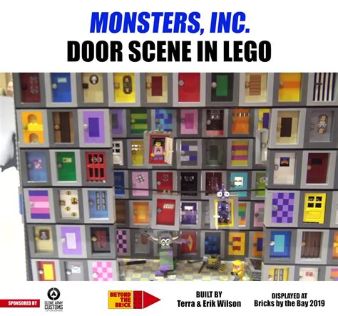 MONSTERS, INC. DOOR SCENE IN LEGO | By Beyond the Brick