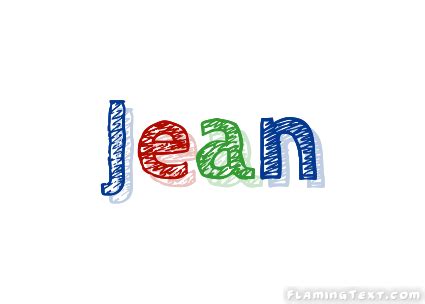 Jean Logo | Free Name Design Tool from Flaming Text