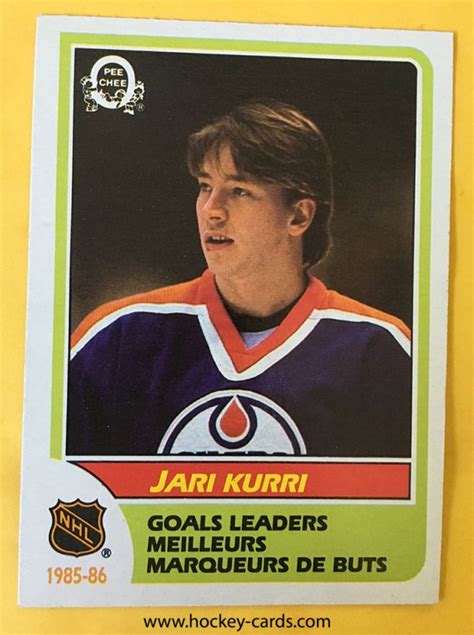 Jari Kurri Goals Leader 1986-87 #258 O-Pee-Chee