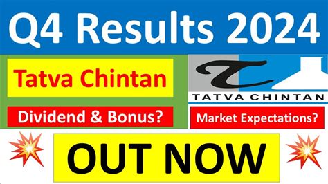 TATVA CHINTAN Q4 results 2024 | TATVA results today | TATVA CHINTAN Share News | TATVA CHINTAN ...