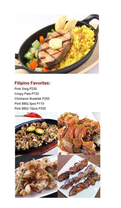 Menu at Holy Cow restaurant, Pasay, Sm Mall Of Asia Complex