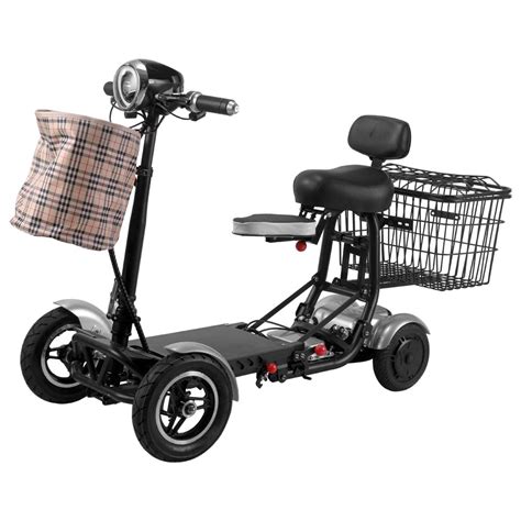 Foldable Lightweight Mobility Scooters for Seniors, Folding Electric Wheelchair Scooter, Medical ...