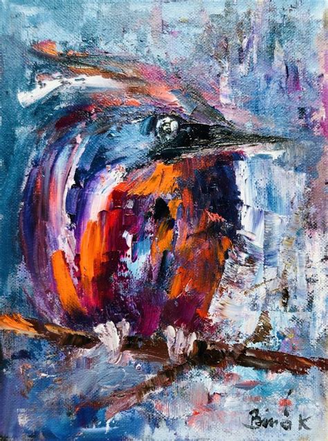 Abstract bird 0515 Painting by Konrad Biro | Saatchi Art