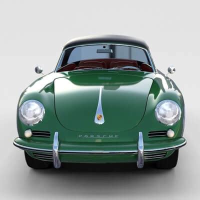 Porsche 356 Cabriolet Rev - 3D Model by dragosburian