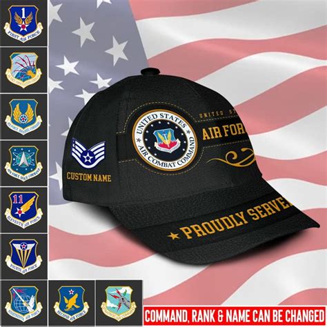 Proudly Served - Air Force Command - Classic Cap - 999Custom.com