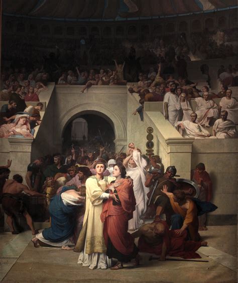 Christian Martyrs Entering the Amphitheatre, François-Léon Benouville 1855, Musée d'Orsay, Paris