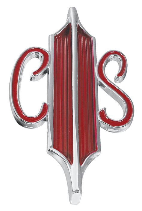 Emblem, Trunk, 1967 Cutlass Supreme/4-4-2, "CS" @ OPGI.com