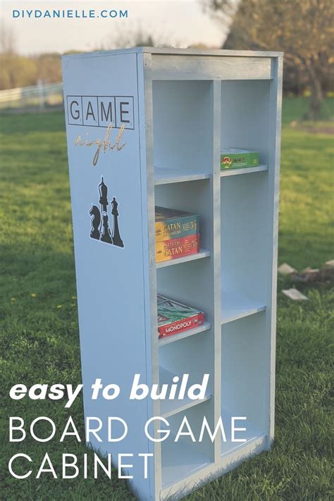 DIY Board Game Cabinet | Board games diy, Board game room, Board games