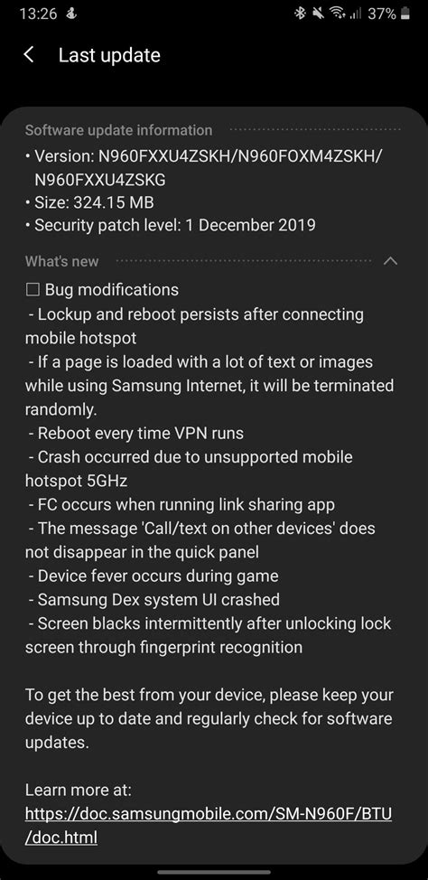 New Galaxy Note 9 Android 10 beta update brings a boatload of fixes ...