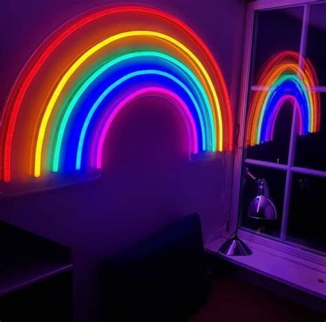 Pin by Diana Hani on Rainbows | Neon signs, Neon, Rainbow aesthetic