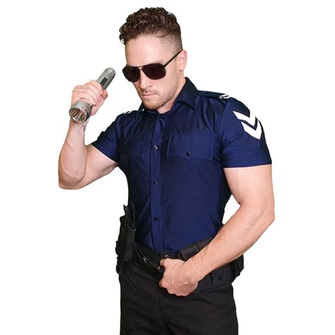 Police/Navy Officer - Uniform Costume Shirt - MSA