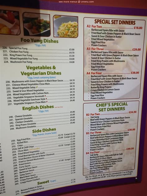 Menu at Jade Garden fast food, Sutton Coldfield, 38 Bakers Ln