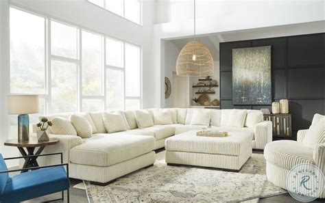 Lindyn Ivory LAF Chaise Sectional | Living room sets, Sectional, Cozy ...