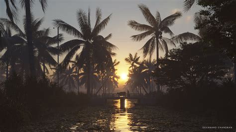 Sunset of Kerala backwaters ! on Behance