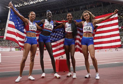 Women send powerful message in Olympic track and field | AP News