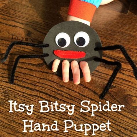 Itsy Bitsy Spider Hand Puppet from Lalymom