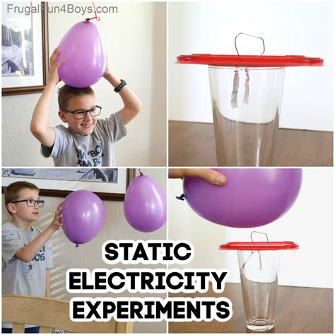 Static Electricity Science Experiments with Balloons - Frugal Fun For ...