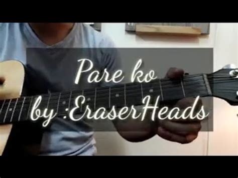 Pare ko - Eraserheads Guitar Chords /Guitar Tutorial /Strumming Pattern /Easy Chords - YouTube