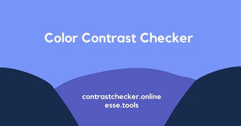 Color Contrast Accessibility Checker (WCAG)