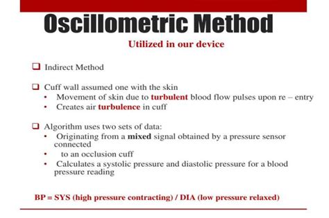 Auscultatory Method - Methods of Blood Pressure Measurement