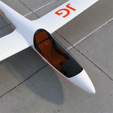 rolladen schneider ls8 glider 3d model