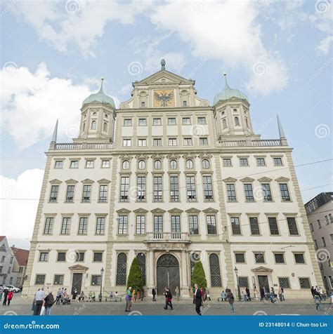 City Center of Augsburg, Germany Editorial Stock Image - Image of ...