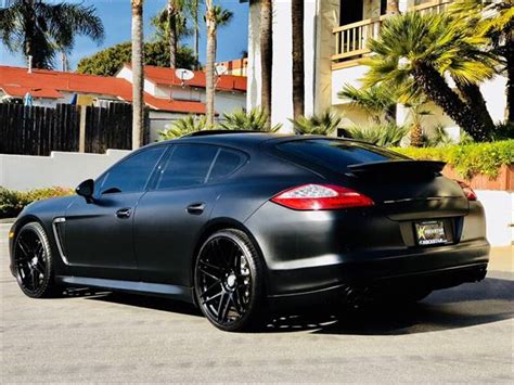 2010 Porsche Panamera 4S * MATTE BLACK * 22" RIMS * LOW MILES - MCAS ...