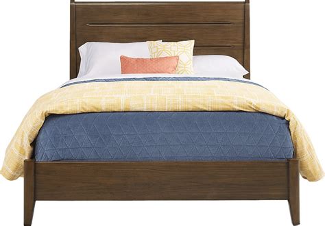 Devon Loft Walnut Dark Wood 3 Pc Queen Panel Bed | Rooms to Go