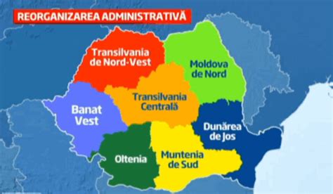 Harta Regiunilor Din Romania