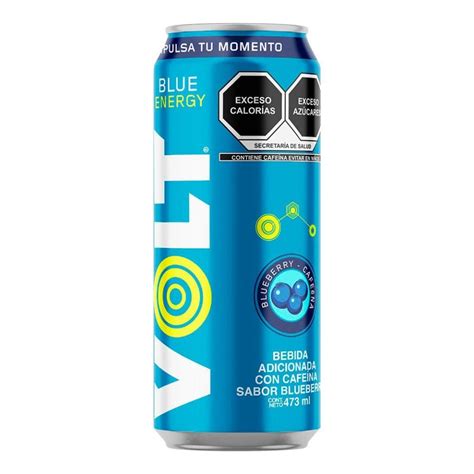 Bebida energética Volt blue energy sabor blueberry 473 ml | Walmart