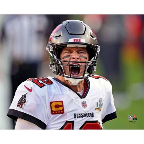 Tom Brady Tampa Bay Buccaneers Fanatics Authentic Unsigned Super Bowl LV Screaming Photograph in ...