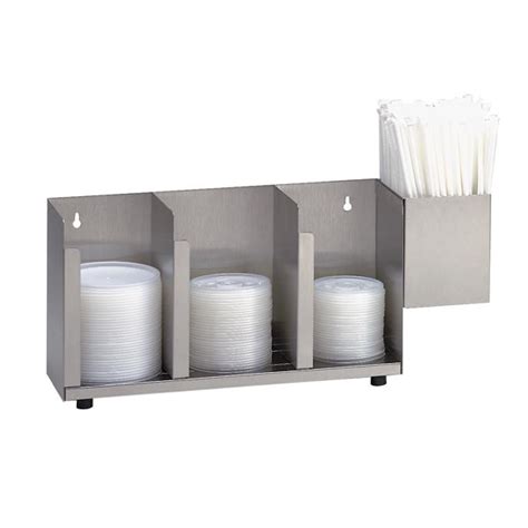 Dispense-Rite CTLD-15A Countertop cup, lid & straw organizer - Collis Group Inc. : Collis Group Inc.