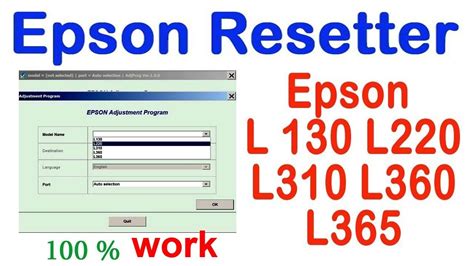 Epson L220 Resetter Adjustment Program Free Download - dsfasr