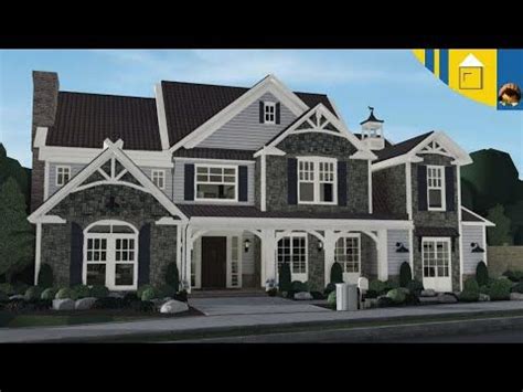 Bloxburg speedbuild: Chic Family Suburban | Part one | Huis ideeën, Huizen, Huis