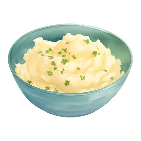 Premium Vector | Mashed potato on a bowl isolated hand drawn - Clip Art ...