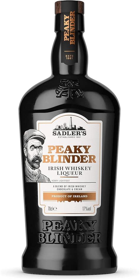 Sadler's Peaky Blinder Irish Whiskey Liqueur, 70cl : Amazon.co.uk: Grocery