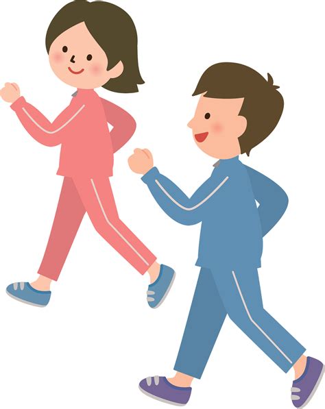 Woman is Walking for Exercise clipart. Free download transparent - Clip ...