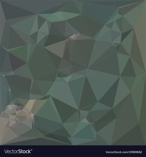 Light sea green abstract low polygon background Vector Image