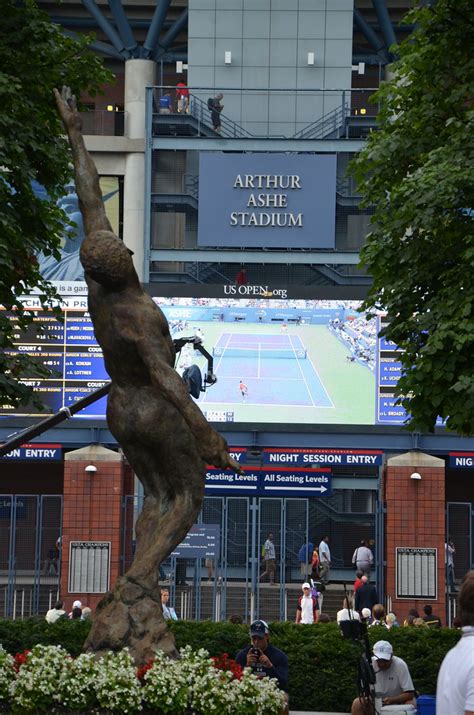 Arthur Ashe Stadium | With an ugly naked statue of Arthur As… | Flickr